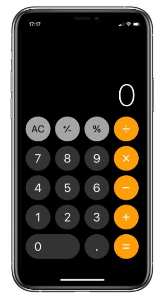 Calculadora de iPhone