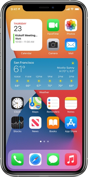 Widget meteorológico