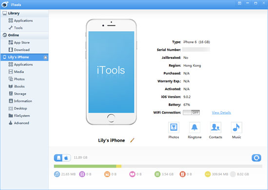 El mejor software de transferencia de iPod gratuito como iTools