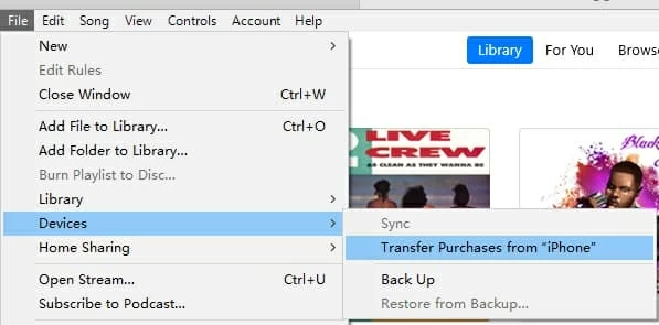 Sync Music en iPhone SE con la computadora Windows 7