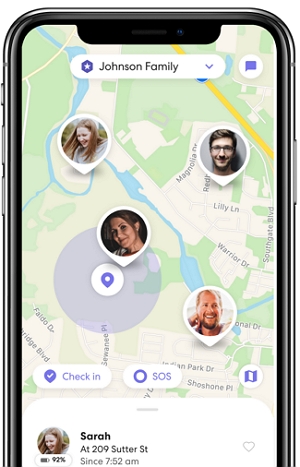 Spoof Life360 Ubicación Life360 Interfaz