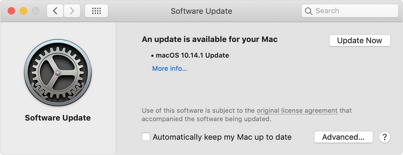 Actualización de macOS