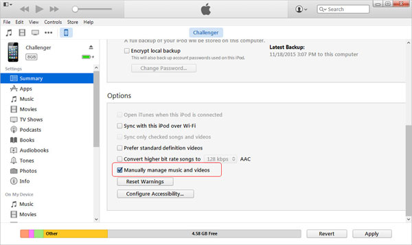 Cómo copiar música de iTunes a iPhone sin sincronizar manualmente