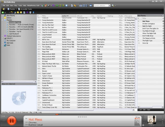 Software de transferencia de música iPod como Mediamonkey