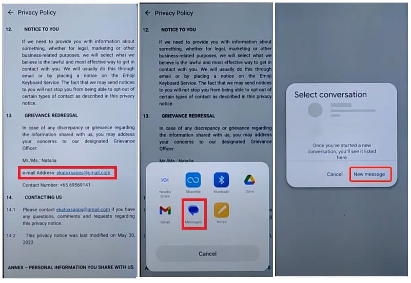 miui 14 enviar mensaje