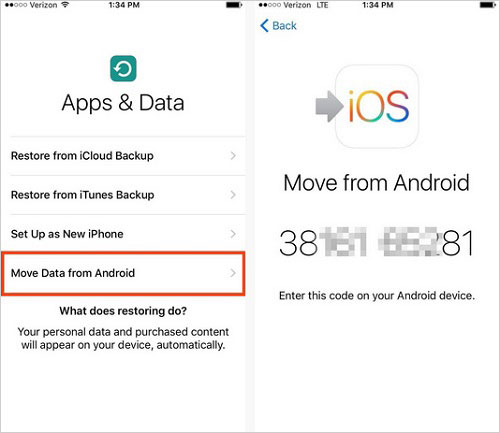 Cómo transferir música de Android a iPod Touch con Move a iOS