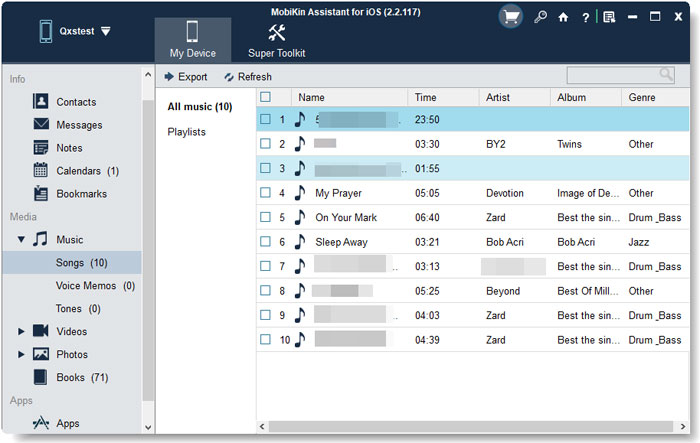 Transfiera música desde iPhone a Windows 10 con Asistente para iOS