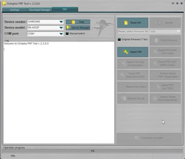 Interfaz de herramienta FRP Otoplus FRP