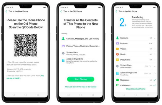 ¿Cómo transfiero de Vivo a OnePlus con teléfono clon?