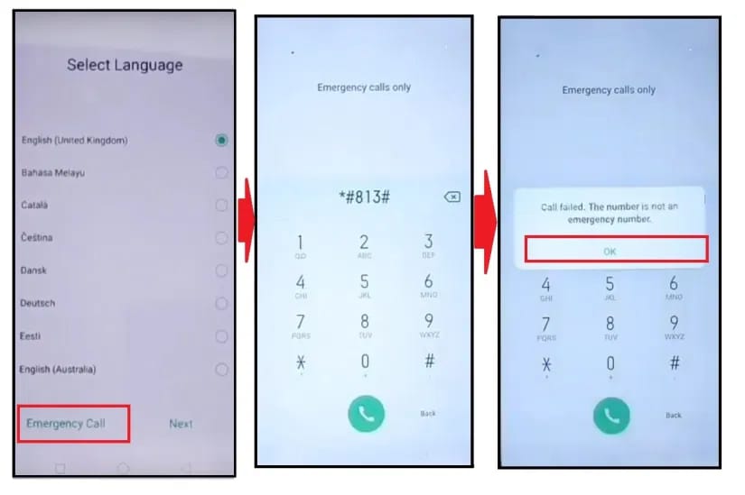 Código de derivación OPPO FRP FRP
