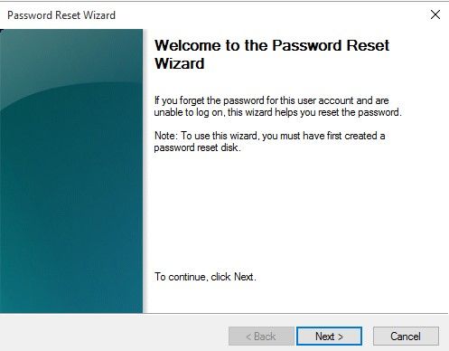 Restablecer la contraseña de Windows en un disco duro externo