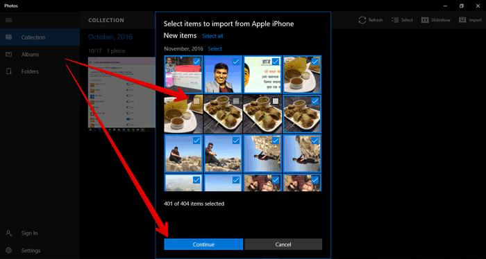 cómo hacer una copia de seguridad de iPhone a computadora con la aplicación Fotos