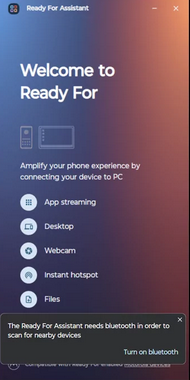 Transfiera archivos de Motorola a PC con Ready for Assistant