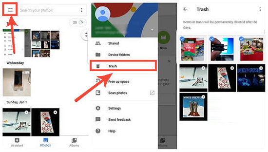 Cómo eliminar imágenes del teléfono Android a través de Google Photos