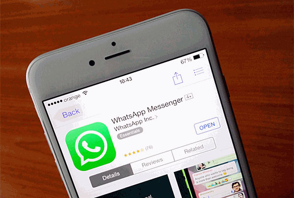 reinstalación de whatsapp