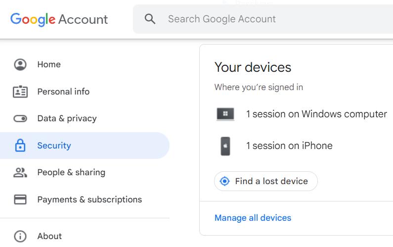 Eliminar la cuenta de Google del teléfono Samsung de forma remota