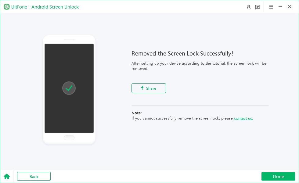 Desbloquee a Samsung sin contraseña con éxito