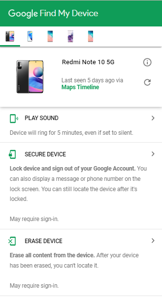Use Android Device Manager para desbloquear el teléfono Oppo sin contraseña