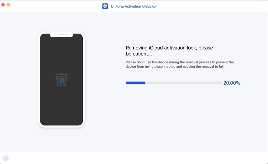 Pasos del desbloqueador de activación de Ultfone