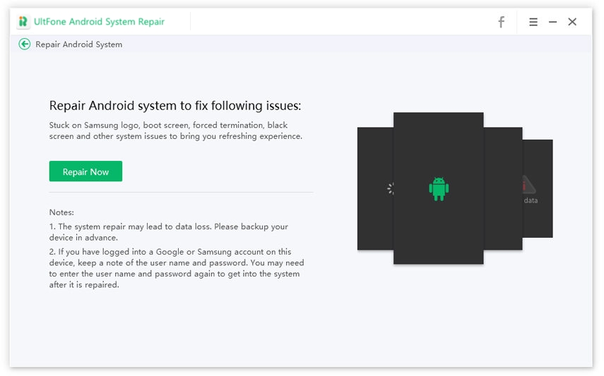 Repare Android para arreglar Android.process.acore ha detenido el error