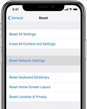 Restablecer la configuración de su red 