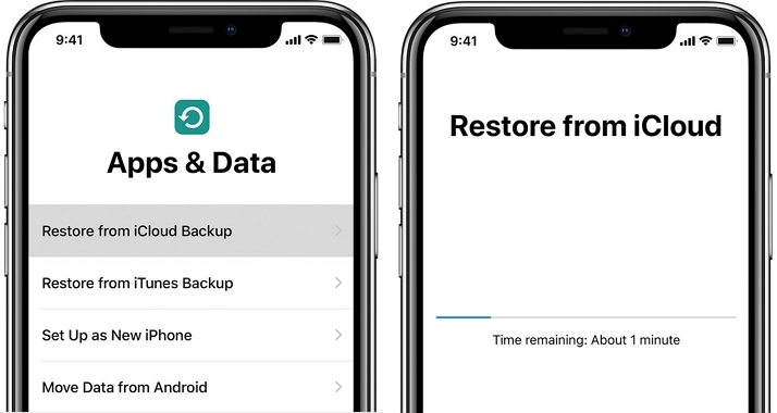restaurar la música de iPad eliminada desde la copia de seguridad de iCloud