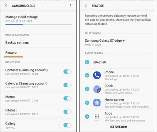Recuperar carpetas eliminadas en Samsung Galaxy con Samsung Cloud