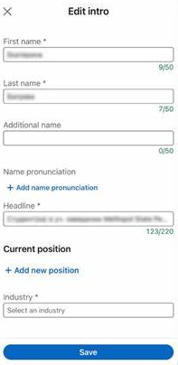 Cambiar la ubicación en la búsqueda de empleo de LinkedIn desde el teléfono inteligente directamente