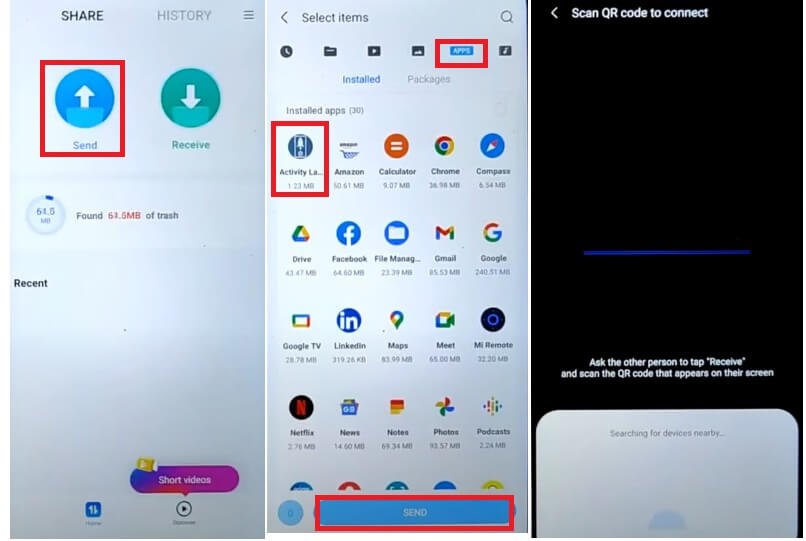   escanear el código QR para conectarse