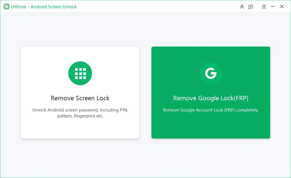 Seleccione Eliminar el bloqueo de Google