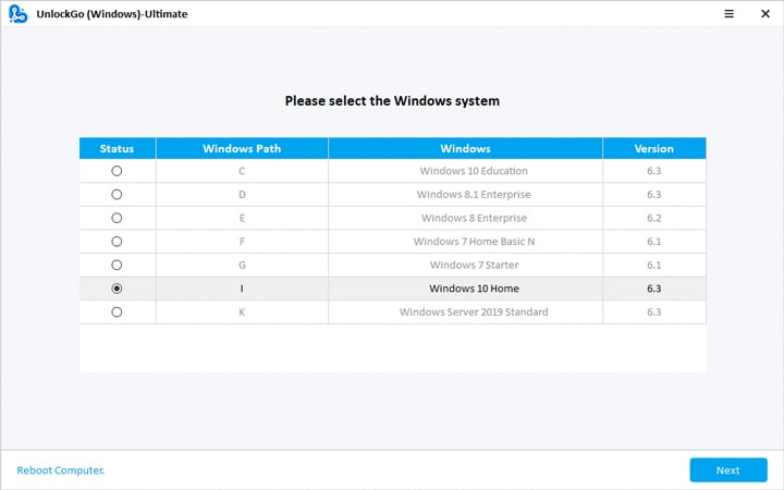 disco duro externo para restablecer la contraseña