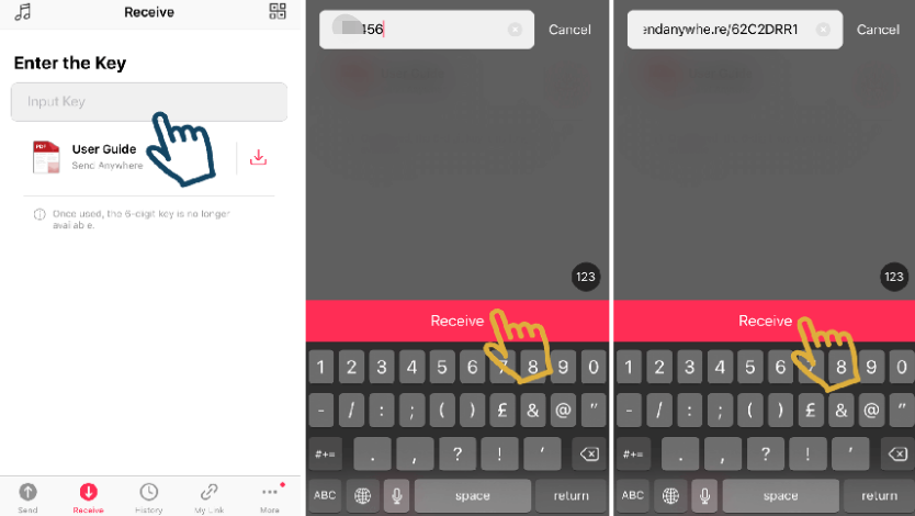 Enviar a cualquier lugar Sharedrop Altenative