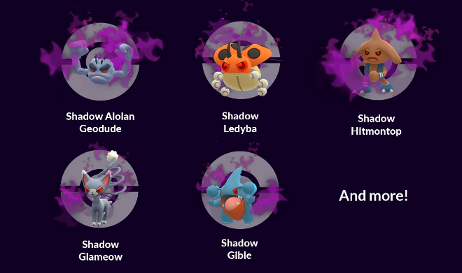 pokemones de sombra