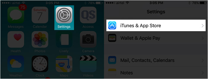 Relogarse a iTunes con ID de Apple relevante