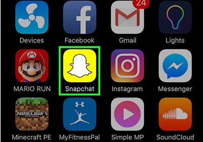 Eliminar fotos de Snapchat