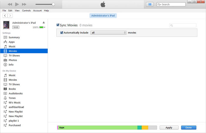 Cómo copiar videos al iPhone a través de iTunes