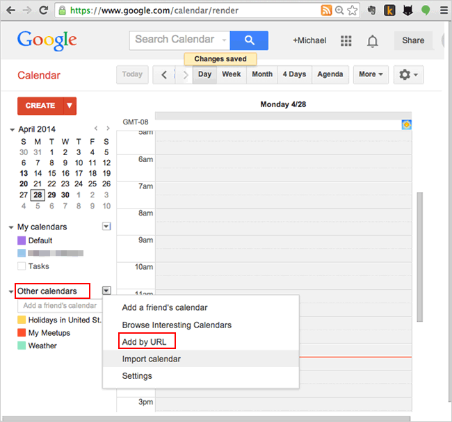 Mueva los calendarios de Outlook a Google a través de Gmail