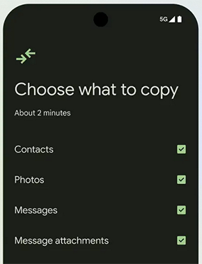 Copiar datos de iPhone a Android con Android Switch