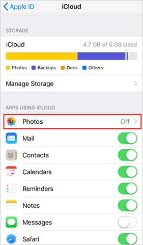 Enviar videos desde iPhone a iPhone con iCloud