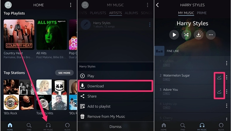 Transfiera música de Android a iPhone a través de Amazon Music