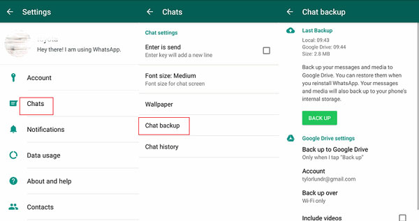 migra WhatsApp de Android a Android