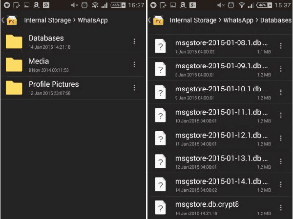 Cómo copiar mensajes de WhatsApp de Android a PC con la memoria del teléfono
