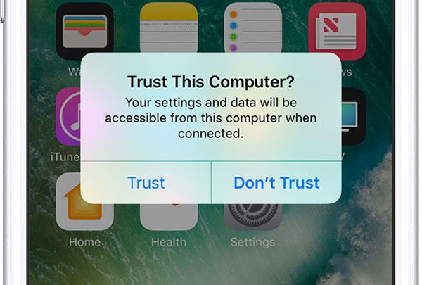 Confía en una computadora en iPhone