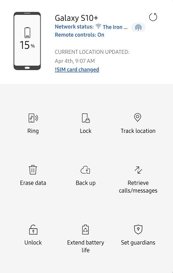 Retire el PIN del teléfono Samsung/tableta
