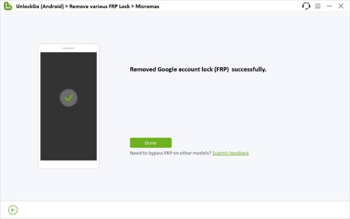 Micromax FRP Bypass con éxito