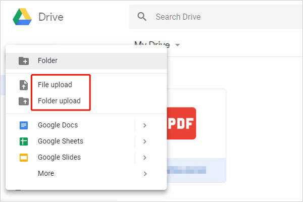Cómo transferir música a Google Pixel desde PC con Google Drive