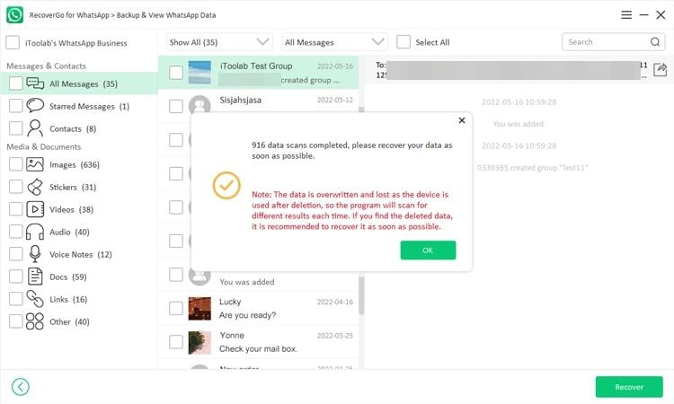 Mensajes de WhatsApp de copia de seguridad sin Google Drive 3