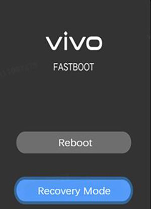 Modo de recuperación de Vivo