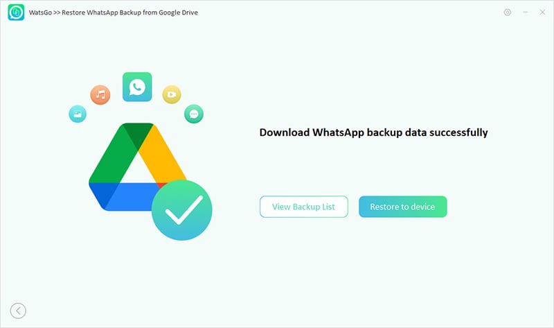 Descargue la copia de seguridad de Whatsapp en Google Drive
