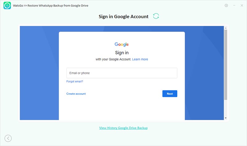 Iniciar sesión en la cuenta de Google